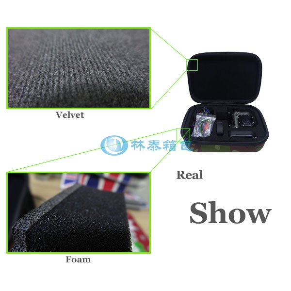 （非標(biāo)準(zhǔn)小號）迷彩 EVA相機包內(nèi)部材料圖
